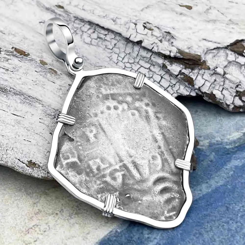 1679 Consolacion Shipwreck Pirate Era 8 Reale Cob "Piece of Eight" Sterling Silver Pendant | Artifact #8198