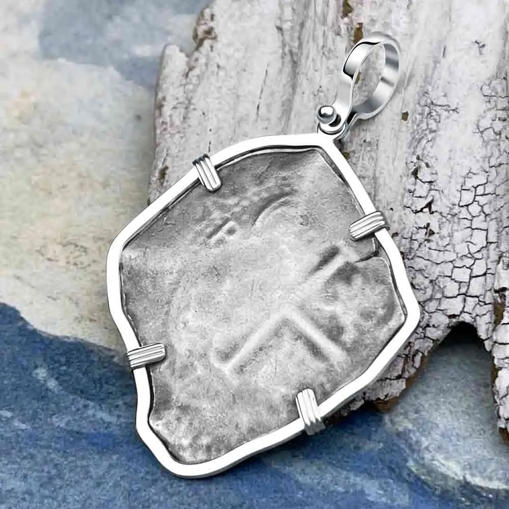 1679 Consolacion Shipwreck Pirate Era 8 Reale Cob "Piece of Eight" Sterling Silver Pendant | Artifact #8198