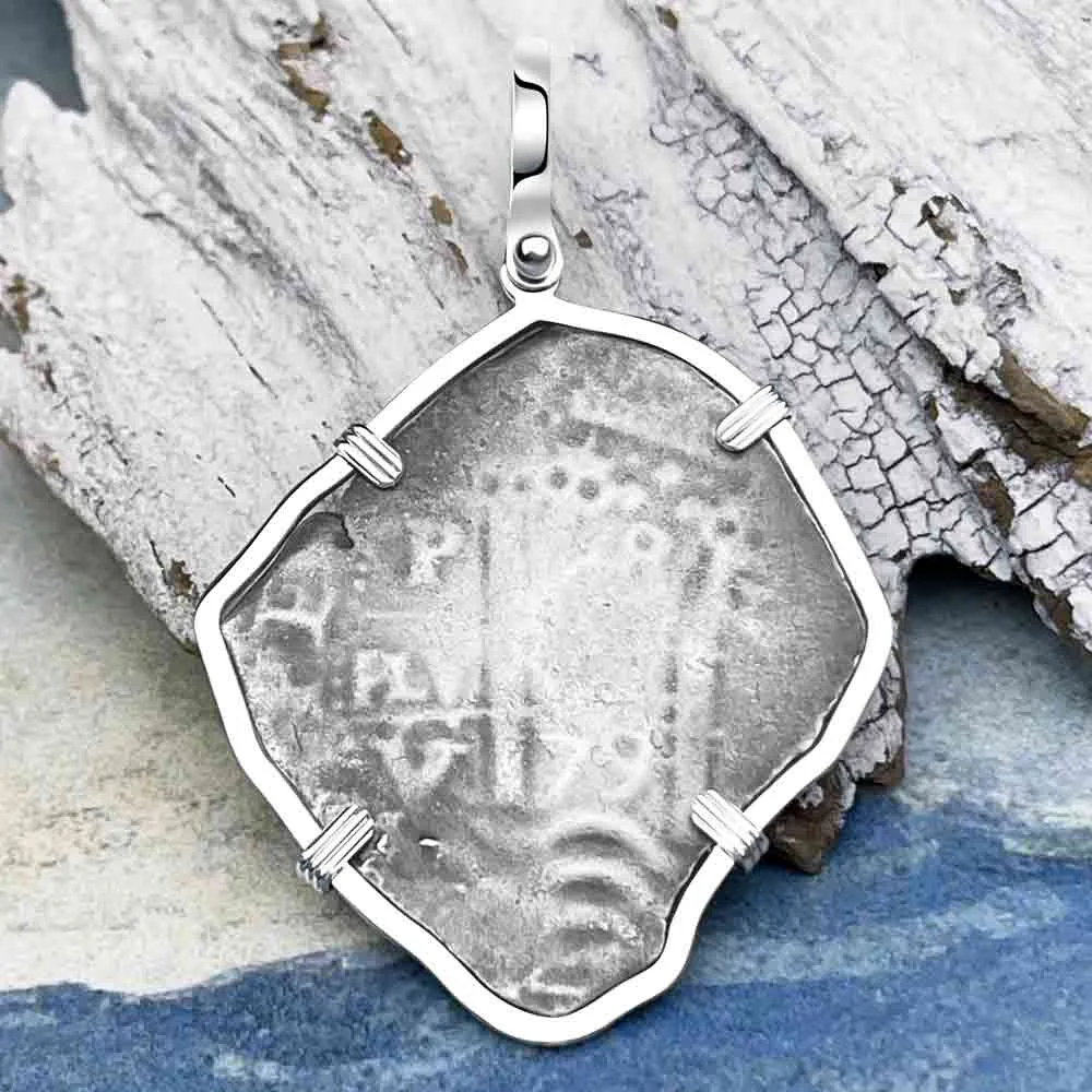 1679 Consolacion Shipwreck Pirate Era 8 Reale Cob "Piece of Eight" Sterling Silver Pendant | Artifact #8198