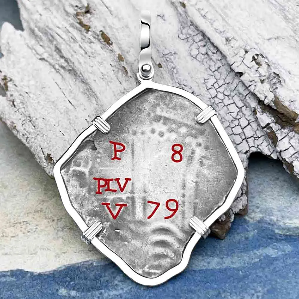 1679 Consolacion Shipwreck Pirate Era 8 Reale Cob "Piece of Eight" Sterling Silver Pendant | Artifact #8198