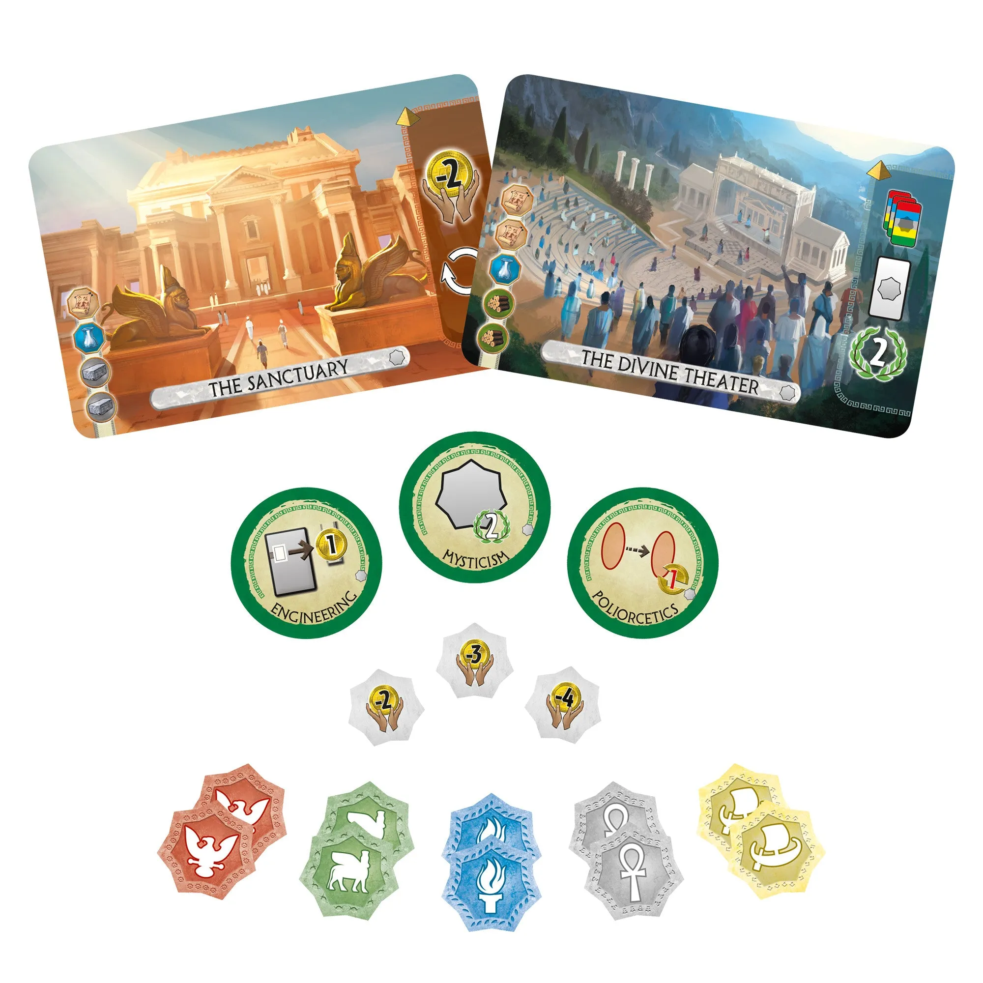 7 Wonders Duel: Pantheon Expansion