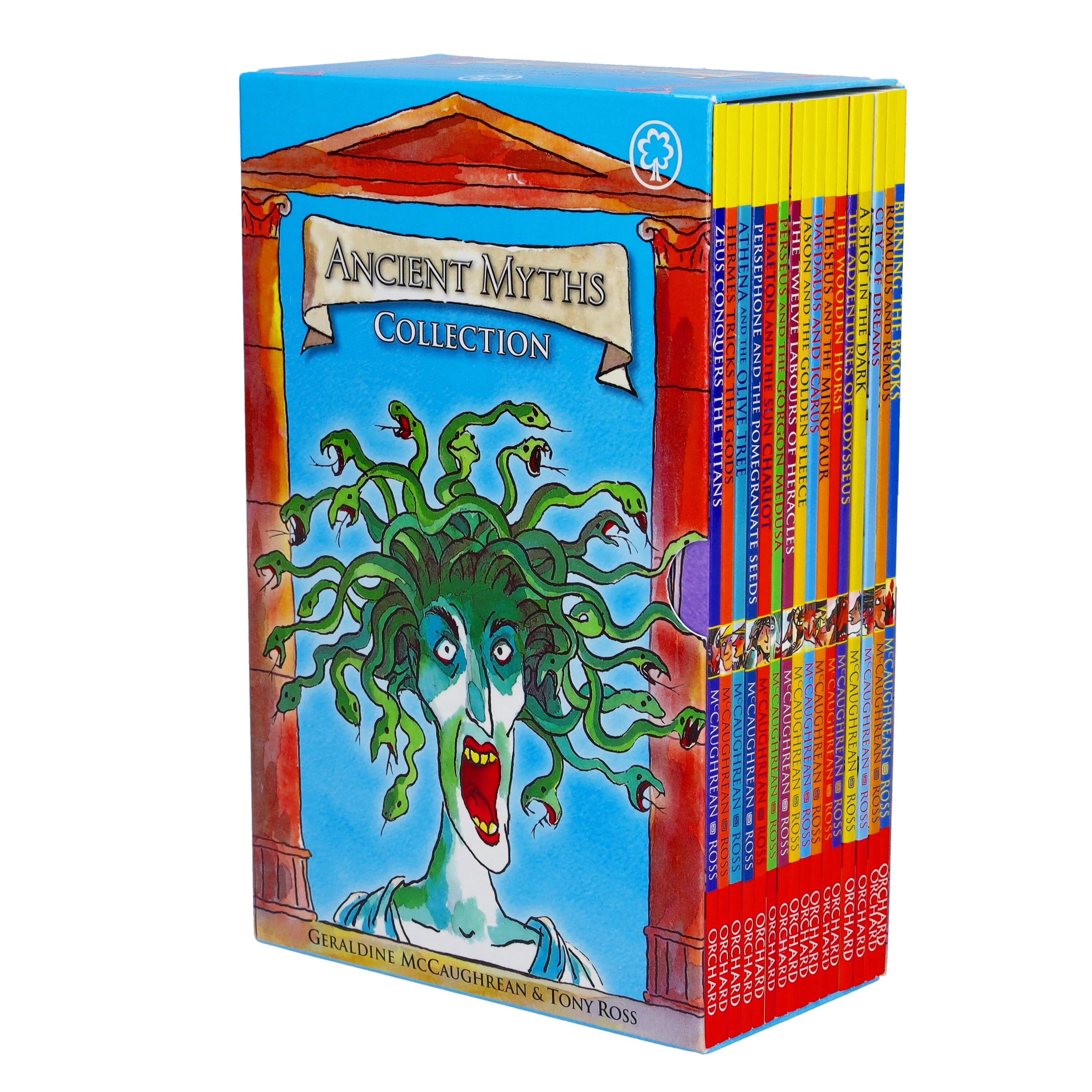 Ancient Myths 16 Books Collection by McCaurhrean Ross - Age 7-9 - Paperback