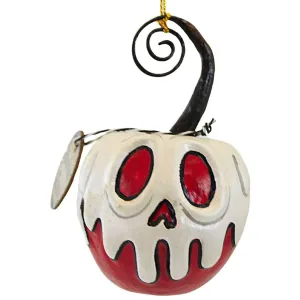 Red Apple With White Poison Ornament (Charmed Confections)